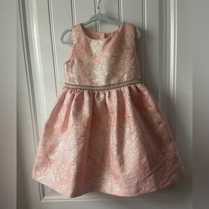 Bonnie Jean Blush Pink Embroidered Dress
Size 4T 
Like new condition